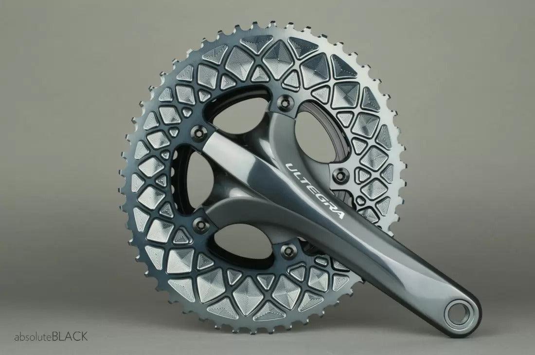AbsoluteBlack 2x Round 10/11 Speed (Black) | Cycling Gears Hub
