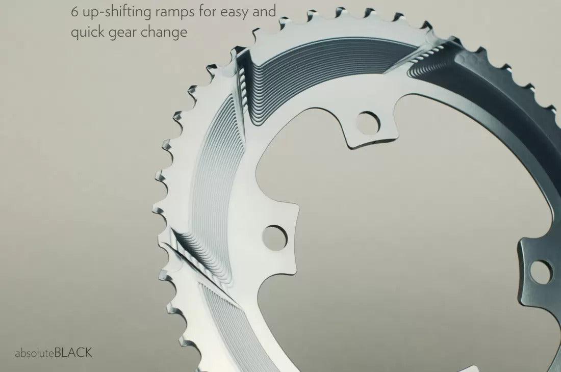 AbsoluteBlack 2x Round 10/11 Speed (Black) | Cycling Gears Hub