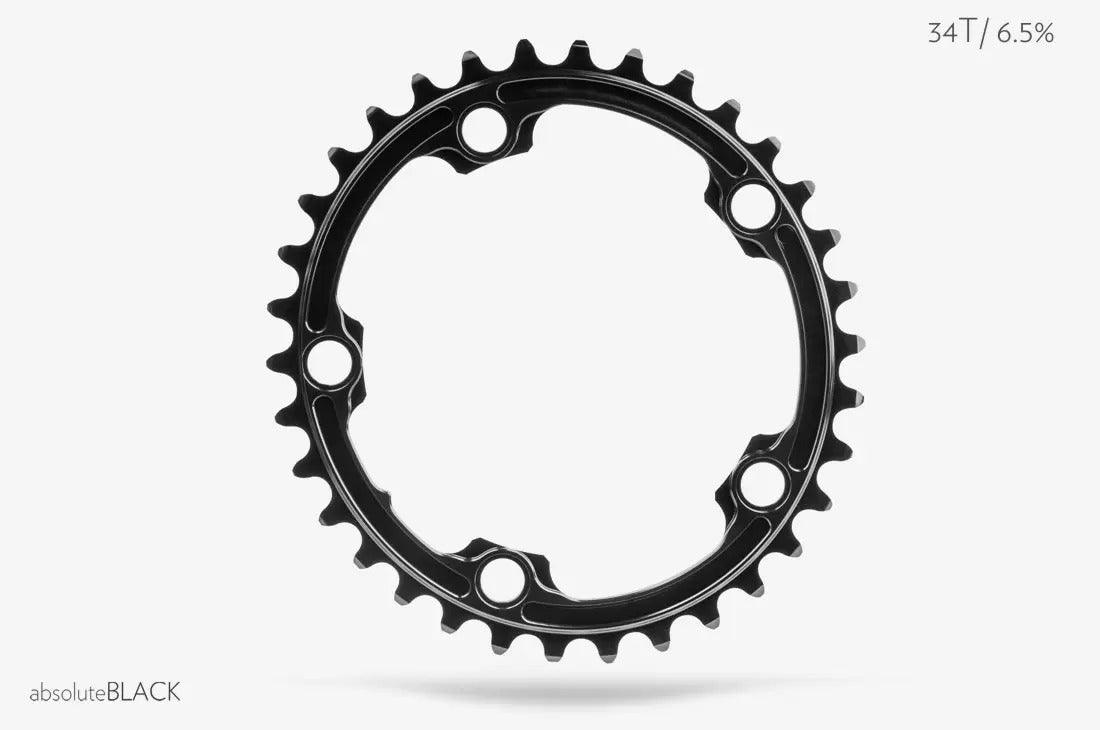 AbsoluteBlack 2x Round 10/11 Speed (Black) | Cycling Gears Hub