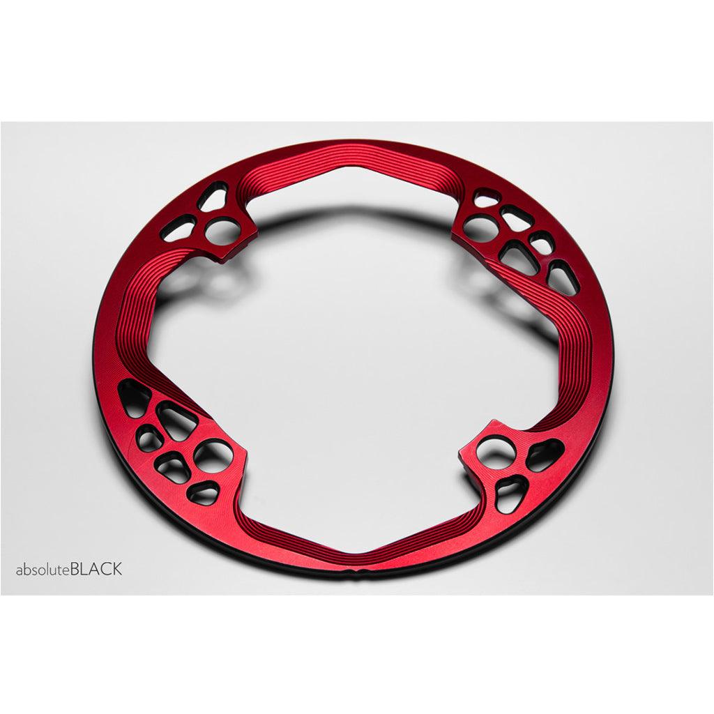 AbsoluteBlack Bash Ring Chainring (Red) | Cycling Gears Hub
