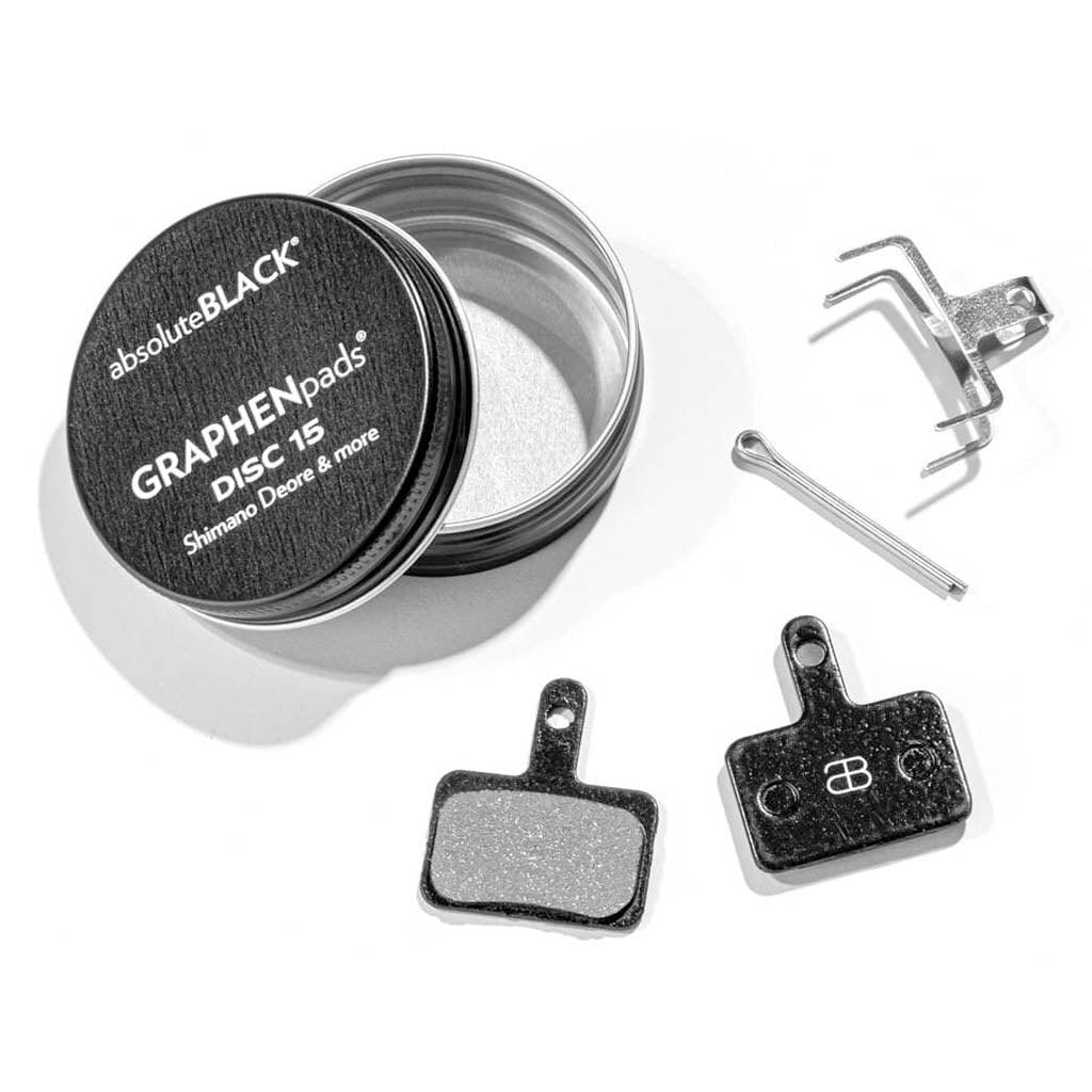 absoluteBLACK Graphen Organic Shimano Deore Disc Brake Pads | Cycling Gears Hub - Cycling Gears Hub