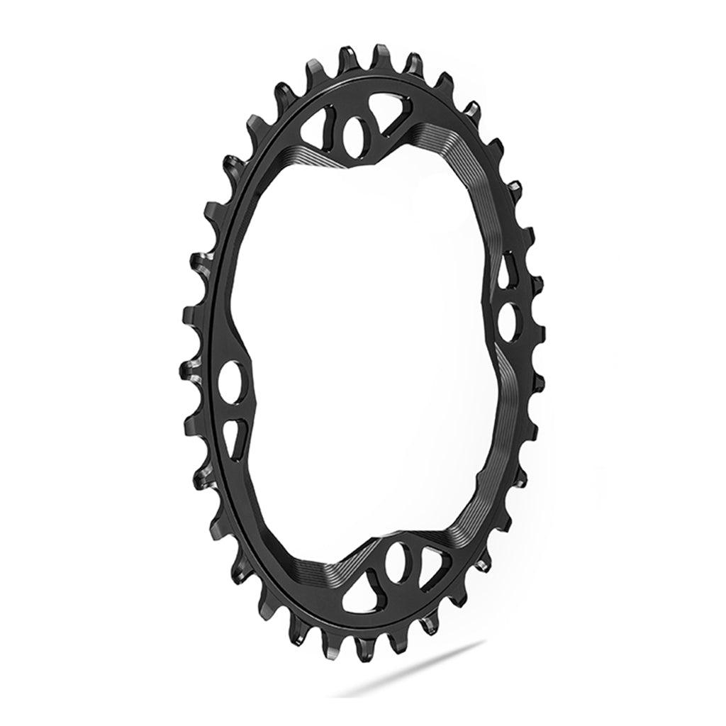 AbsoluteBlack Premium 1x 104 BCD Oval Chainring (Black) | Cycling Gears Hub