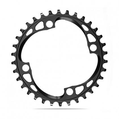 AbsoluteBlack Shimano 1x Round 10/11/12 Speed Chainring (Black) | Cycling Gears Hub