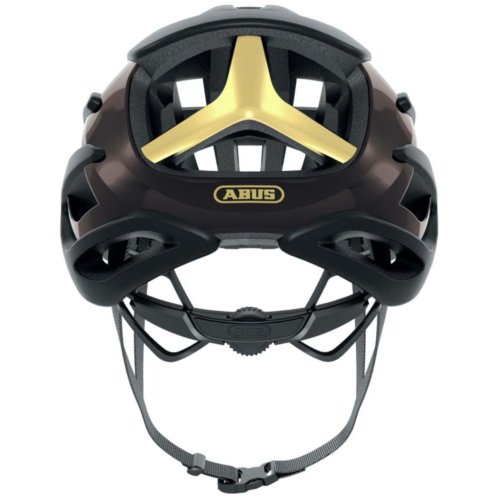 Abus Air Breaker Road Cycling Helmet (Black Gold) | Cycling Gears Hub