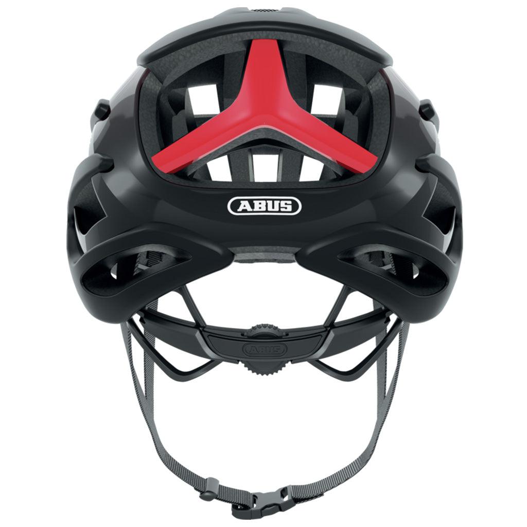 Abus Air Breaker Road Cycling Helmet (Black Red) | Cycling Gears Hub