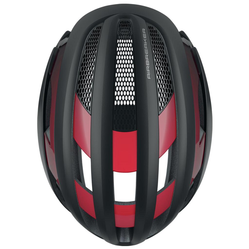 Abus Air Breaker Road Cycling Helmet (Black Red) | Cycling Gears Hub