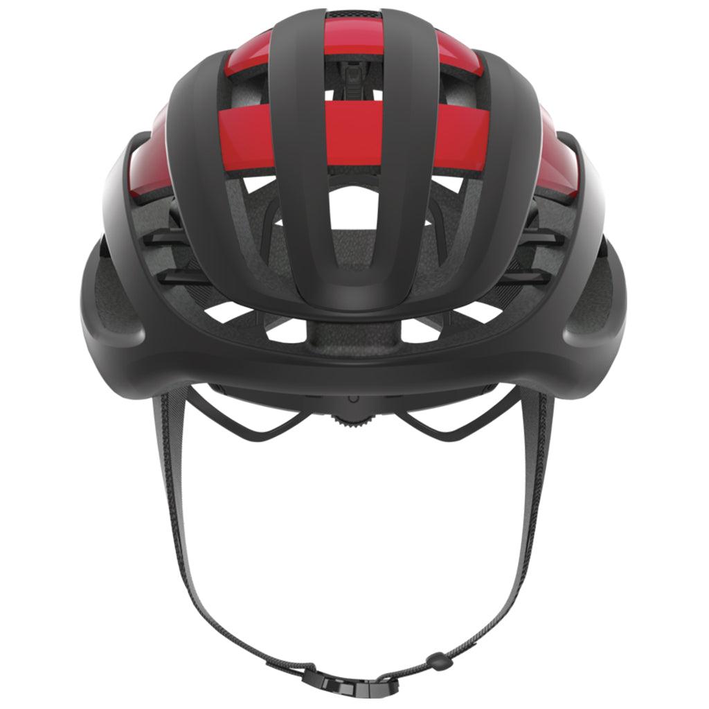 Abus Air Breaker Road Cycling Helmet (Black Red) | Cycling Gears Hub