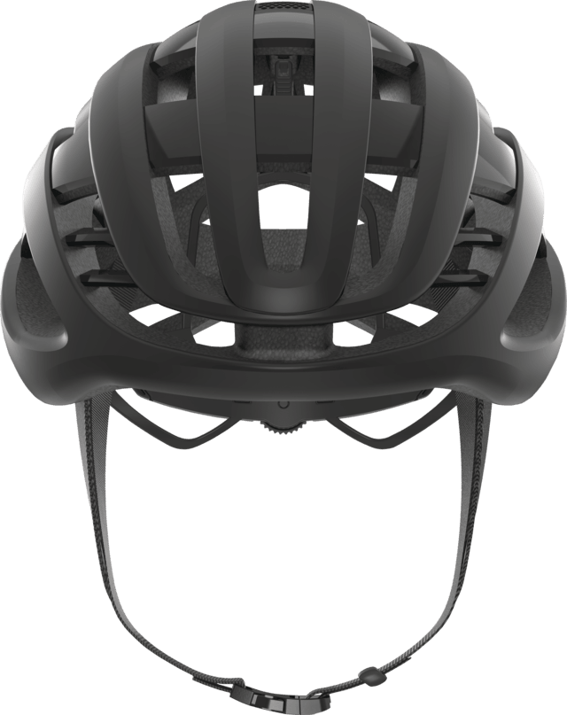 Abus Air Breaker Road Cycling Helmet (Velvet Black) | Cycling Gears Hub