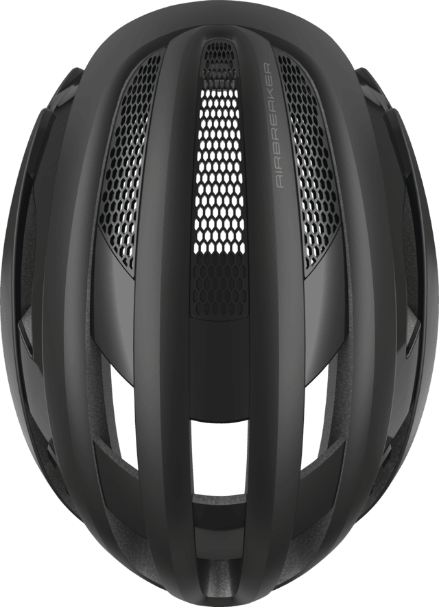 Abus Air Breaker Road Cycling Helmet (Velvet Black) | Cycling Gears Hub