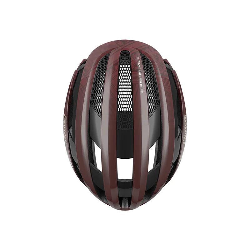 Abus Airbreaker Eroica Road Cycling Helmet (Chianti Red) | Cycling Gears Hub