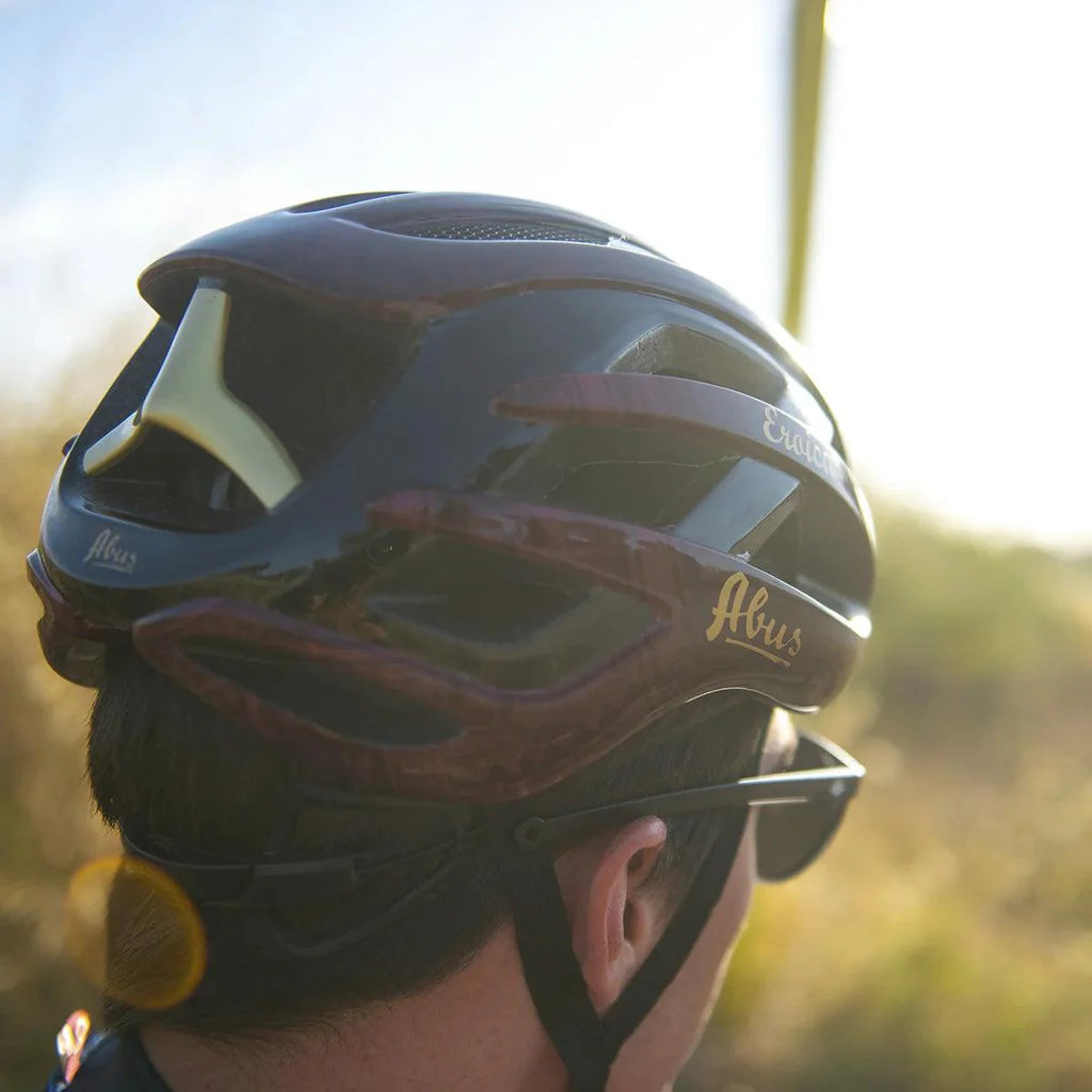 Abus Airbreaker Eroica Road Cycling Helmet (Chianti Red) | Cycling Gears Hub
