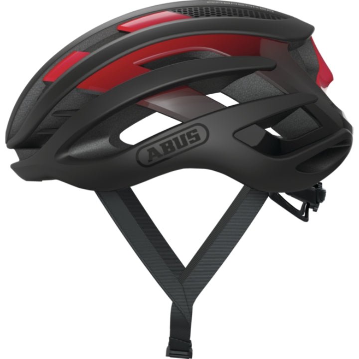 abus helmet airbreaker black red S