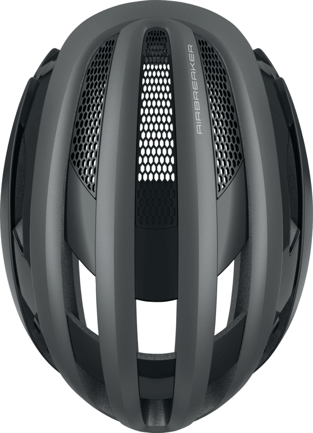 Abus Airbreaker Road Cycling Helmet (Dark Grey) | Cycling Gears Hub