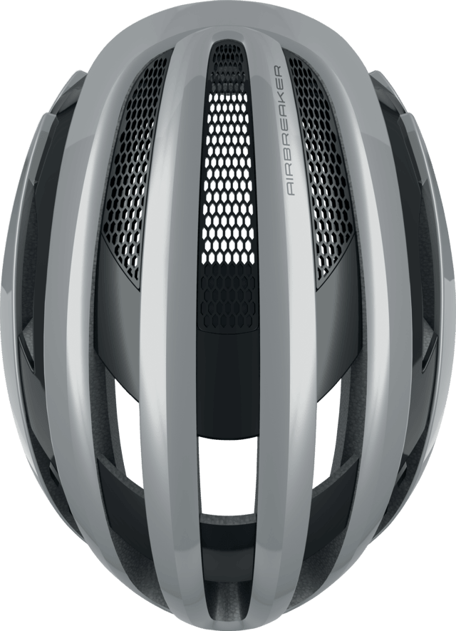 Abus Airbreaker Road Cycling Helmet (Race Grey) | Cycling Gears Hub