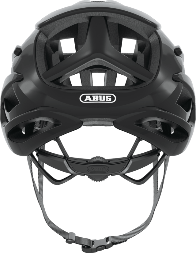 Abus Airbreaker Road Cycling Helmet (Shiny Black) | Cycling Gears Hub