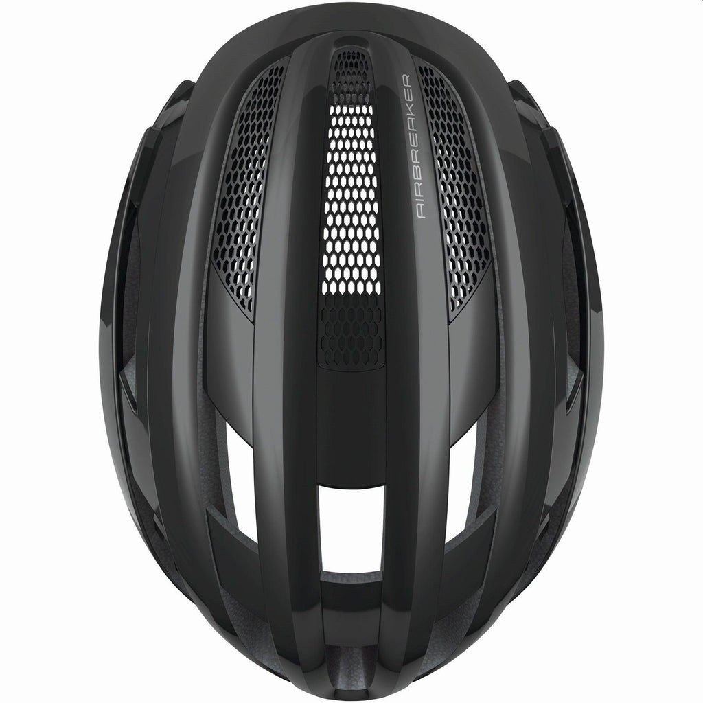 Abus Airbreaker Road Cycling Helmet (Shiny Black) | Cycling Gears Hub