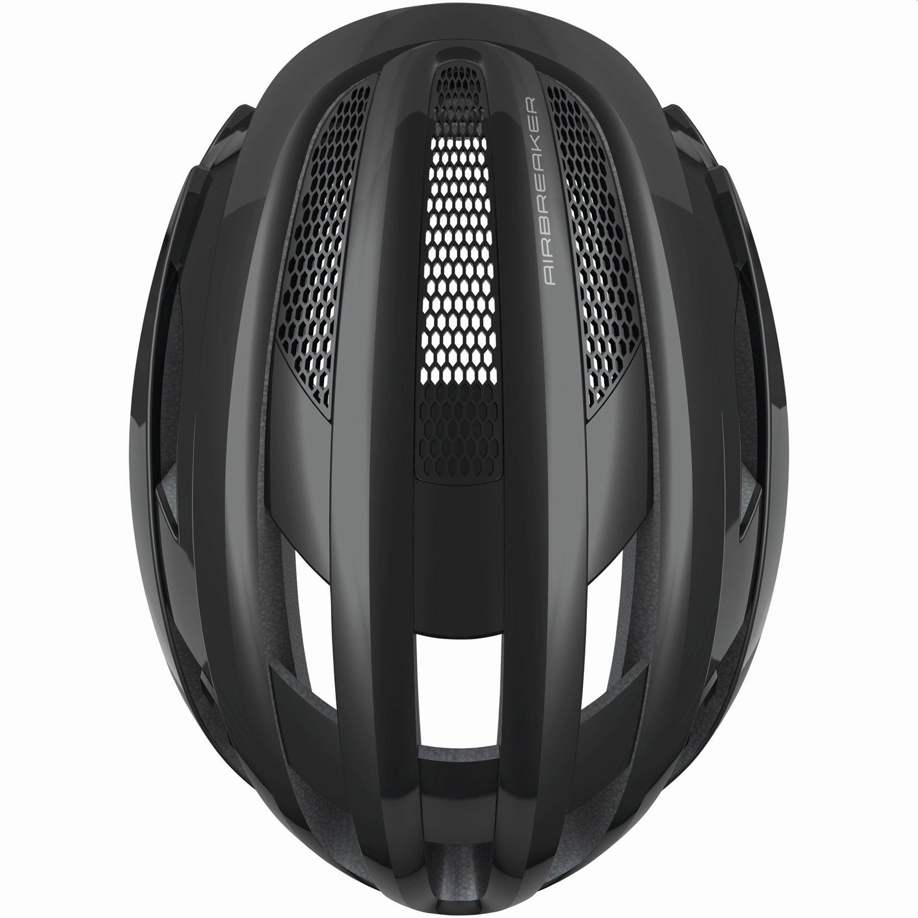 Abus Airbreaker Road Cycling Helmet (Shiny Black) | Cycling Gears Hub