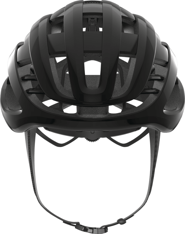 Abus Airbreaker Road Cycling Helmet (Shiny Black) | Cycling Gears Hub