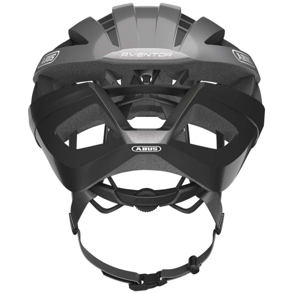 Abus Aventor Road Cycling Helmet (Dark Grey) | Cycling Gears Hub