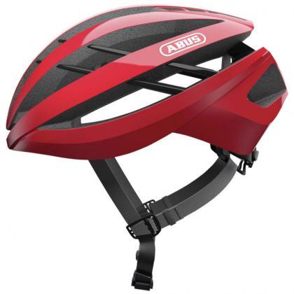 Abus Aventor Road Cycling Helmet (Racing Red) | Cycling Gears Hub