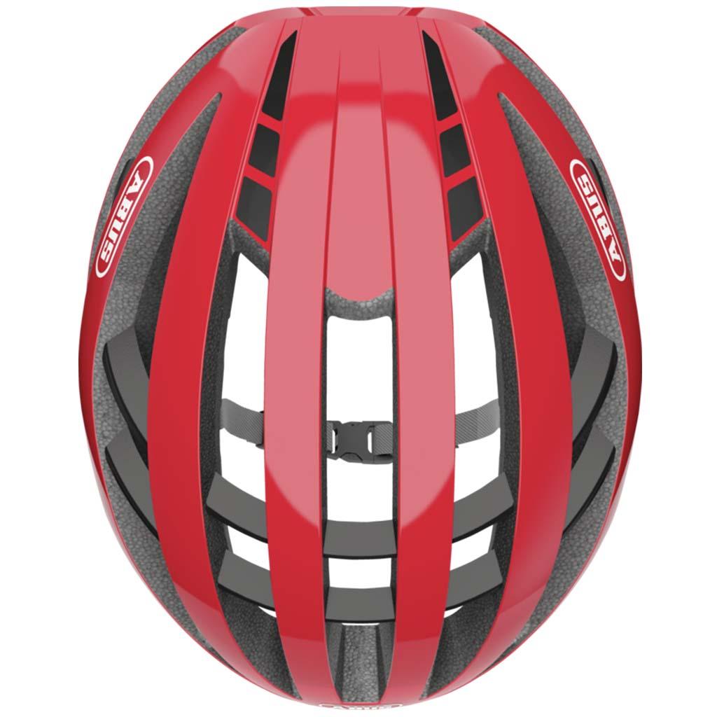 Abus Aventor Road Cycling Helmet (Racing Red) | Cycling Gears Hub