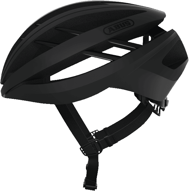 Abus Aventor Road Cycling Helmet (Velvet Black) | Cycling Gears Hub