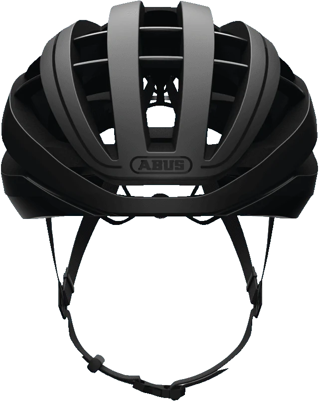 ABUS Aventor Helmet – Velvet Black | Lightweight Performance Road Cycling Helmet