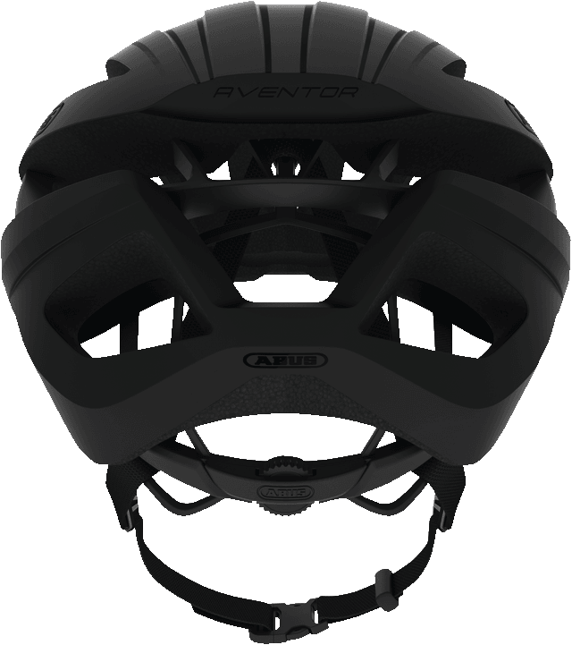 Abus Aventor Road Cycling Helmet (Velvet Black) | Cycling Gears Hub