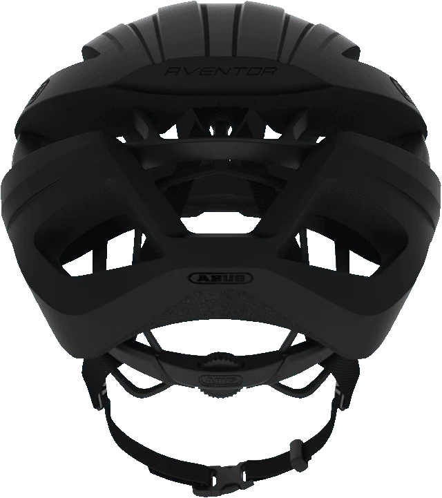 ABUS Aventor Helmet – Velvet Black | Lightweight Performance Road Cycling Helmet