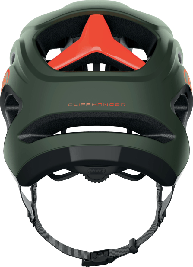 Abus Cliffhanger MTB Cycling Helmet (Pine Green) | Cycling Gears Hub