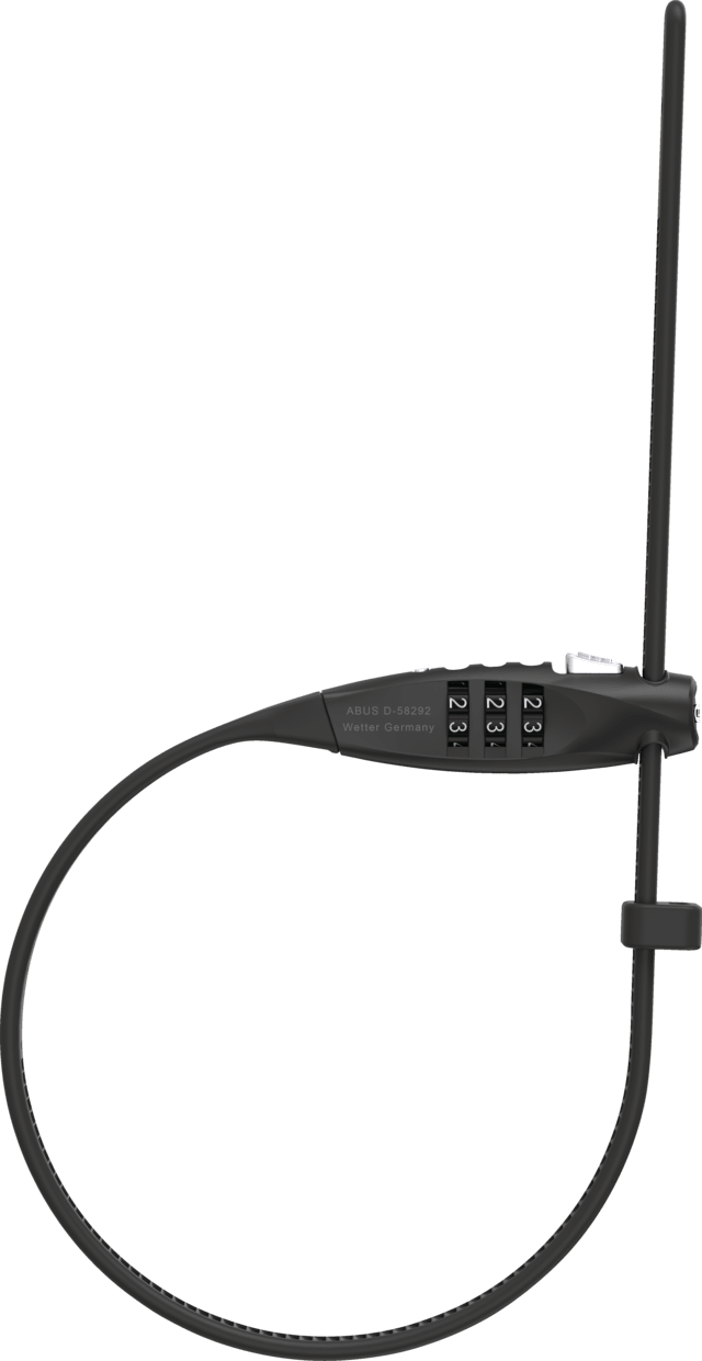 Abus Combiflex Travelguard Lock (Black) | Cycling Gears Hub