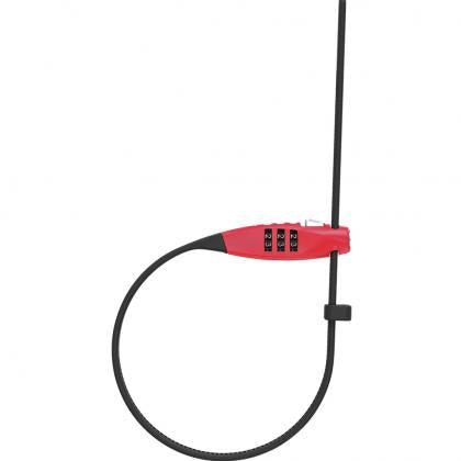 Abus Combiflex Travelguard Lock (Red) | Cycling Gears Hub