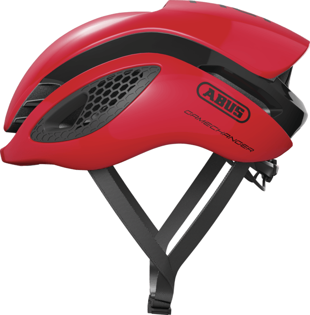 Abus Game Changer Road Cycling Helmet (Blaze Red) | Cycling Gears Hub - Cycling Gears Hub