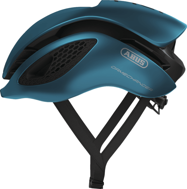 Abus Game Changer Road Cycling Helmet (Steel Blue) | Cycling Gears Hub - Cycling Gears Hub