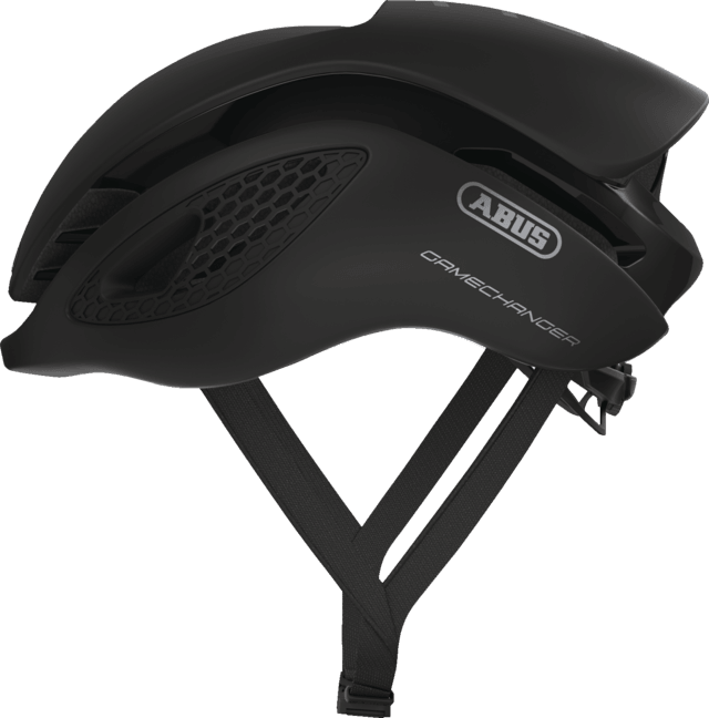 Abus Game Changer Road Cycling Helmet (Velvet Black) | Cycling Gears Hub