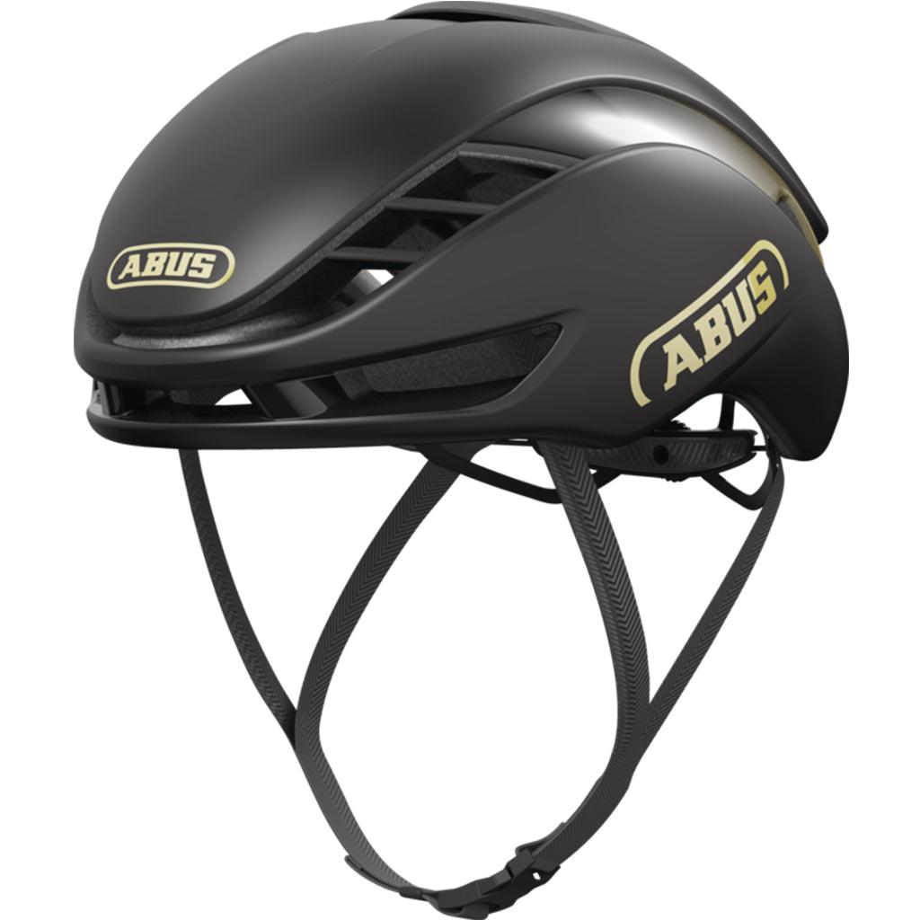 Abus Gamechanger 2.0 Aero Road Cycling Helmet (Black/Gold) | Cycling Gears Hub