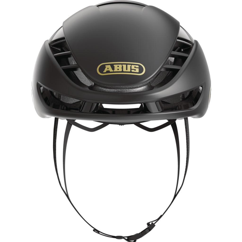Abus Gamechanger 2.0 Aero Road Cycling Helmet (Black/Gold) | Cycling Gears Hub