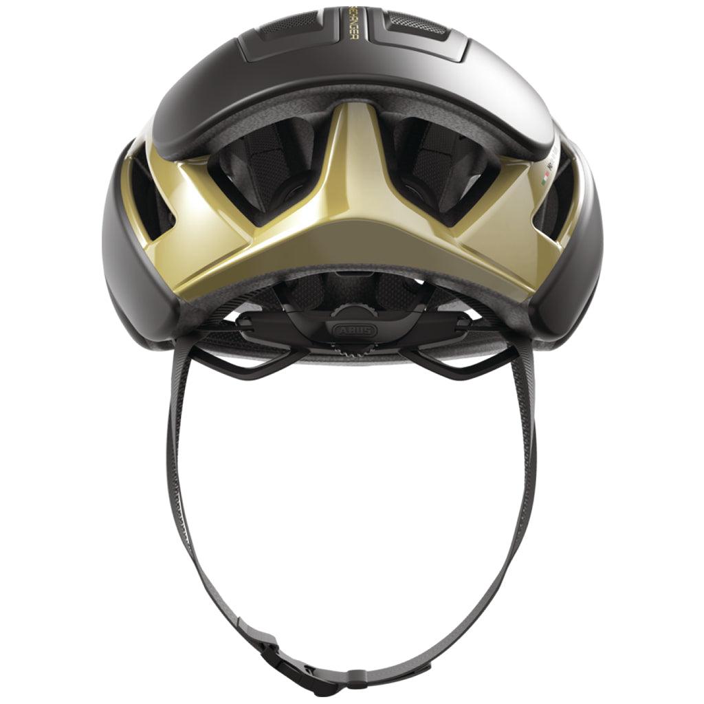 Abus Gamechanger 2.0 Aero Road Cycling Helmet (Black/Gold) | Cycling Gears Hub