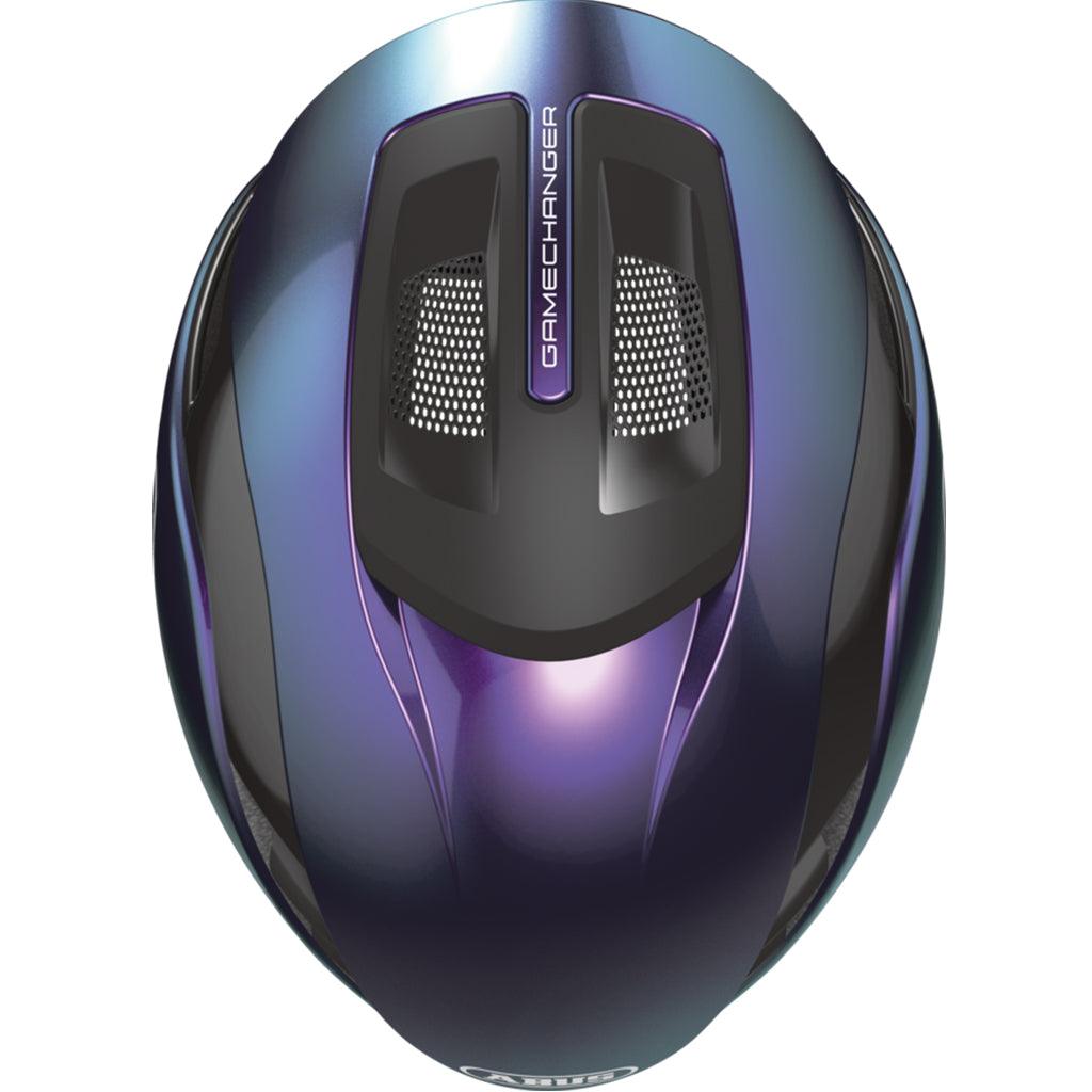 Abus Gamechanger 2.0 Aero Road Cycling Helmet (Flipflop Purple) | Cycling Gears Hub