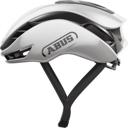 Abus Gamechanger 2.0 Aero Road Cycling Helmet (Gleam Silver) | Cycling Gears Hub
