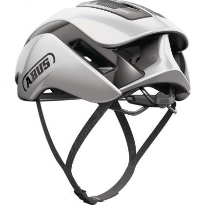 Abus Gamechanger 2.0 Aero Road Cycling Helmet (Gleam Silver) | Cycling Gears Hub
