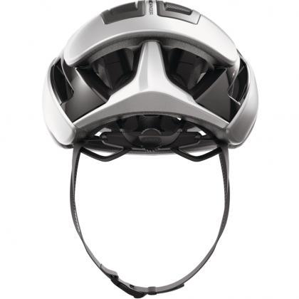 Abus Gamechanger 2.0 Aero Road Cycling Helmet (Gleam Silver) | Cycling Gears Hub