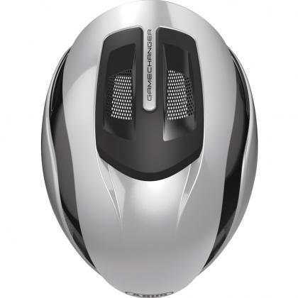 Abus Gamechanger 2.0 Aero Road Cycling Helmet (Gleam Silver) | Cycling Gears Hub