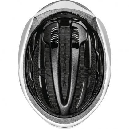 Abus Gamechanger 2.0 Aero Road Cycling Helmet (Gleam Silver) | Cycling Gears Hub