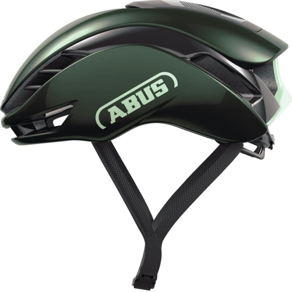Abus Gamechanger 2.0 Aero Road Cycling Helmet (Moss Green) | Cycling Gears Hub
