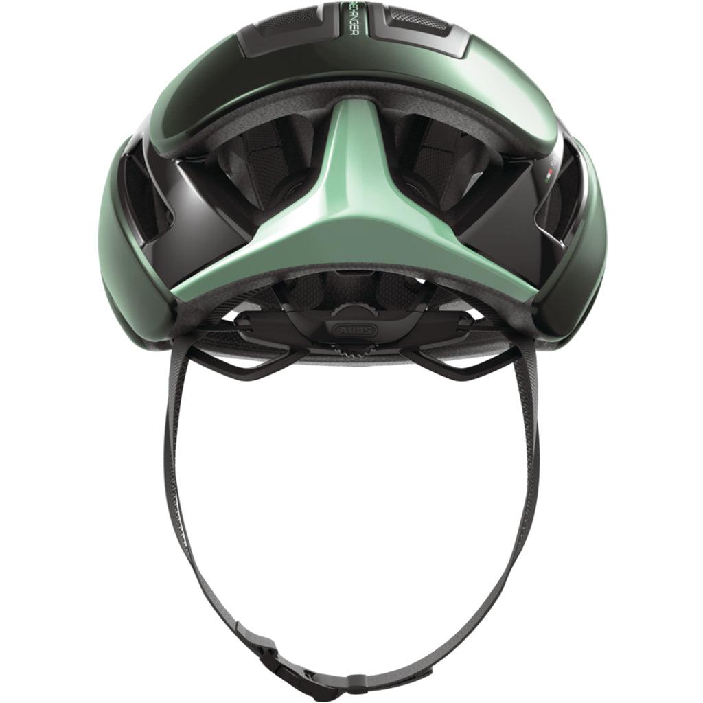 Abus Gamechanger 2.0 Aero Road Cycling Helmet (Moss Green) | Cycling Gears Hub