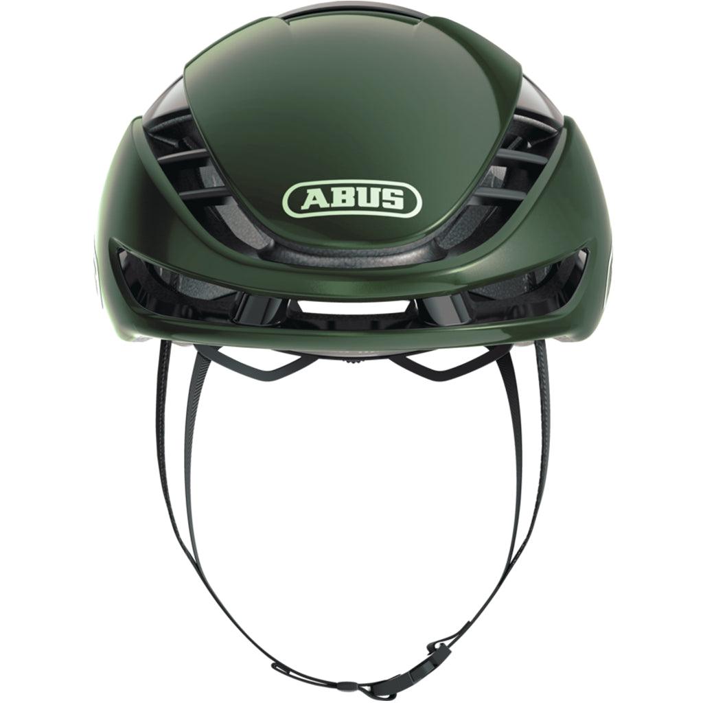 Abus Gamechanger 2.0 Aero Road Cycling Helmet (Moss Green) | Cycling Gears Hub