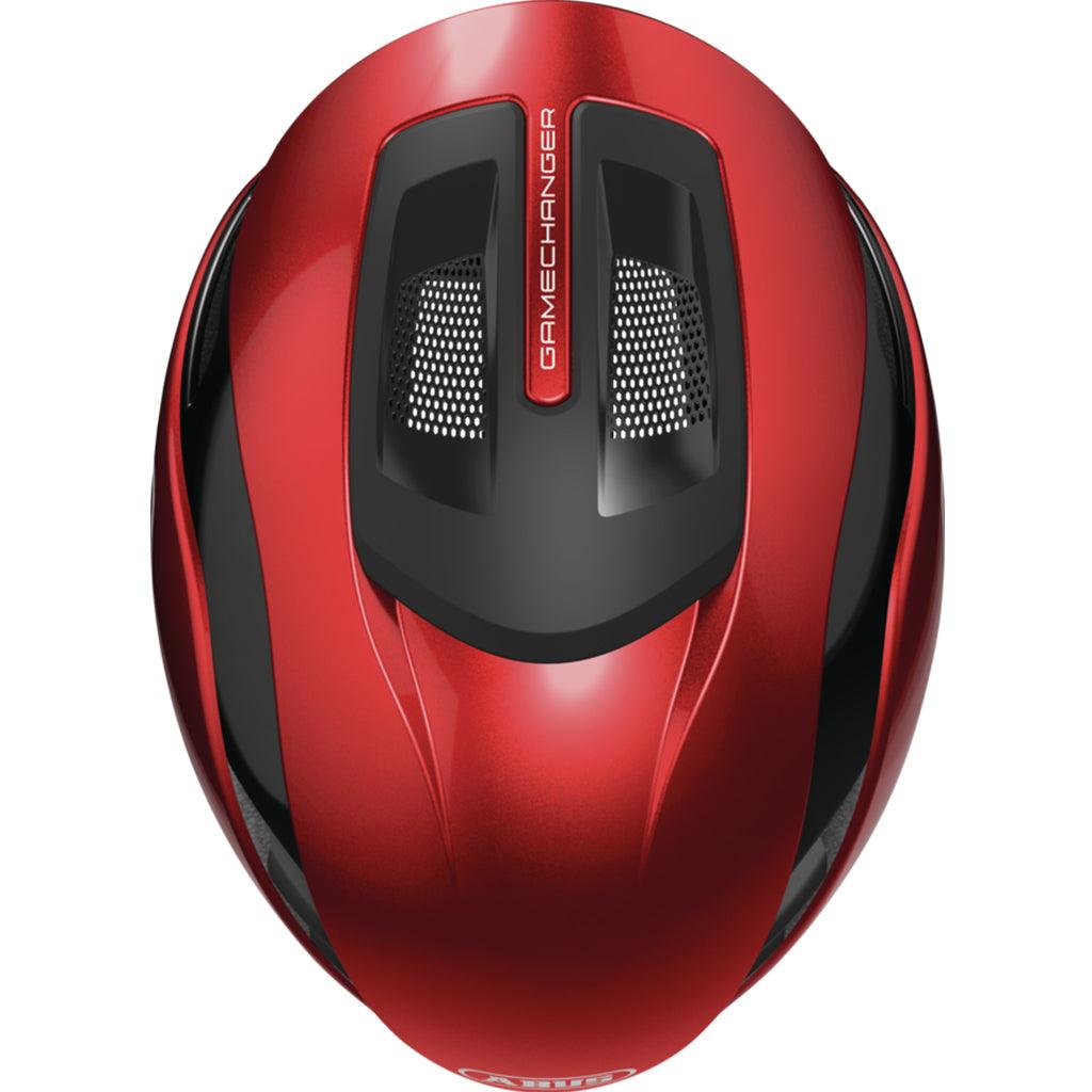 Abus Gamechanger 2.0 Aero Road Cycling Helmet (Performance Red) | Cycling Gears Hub