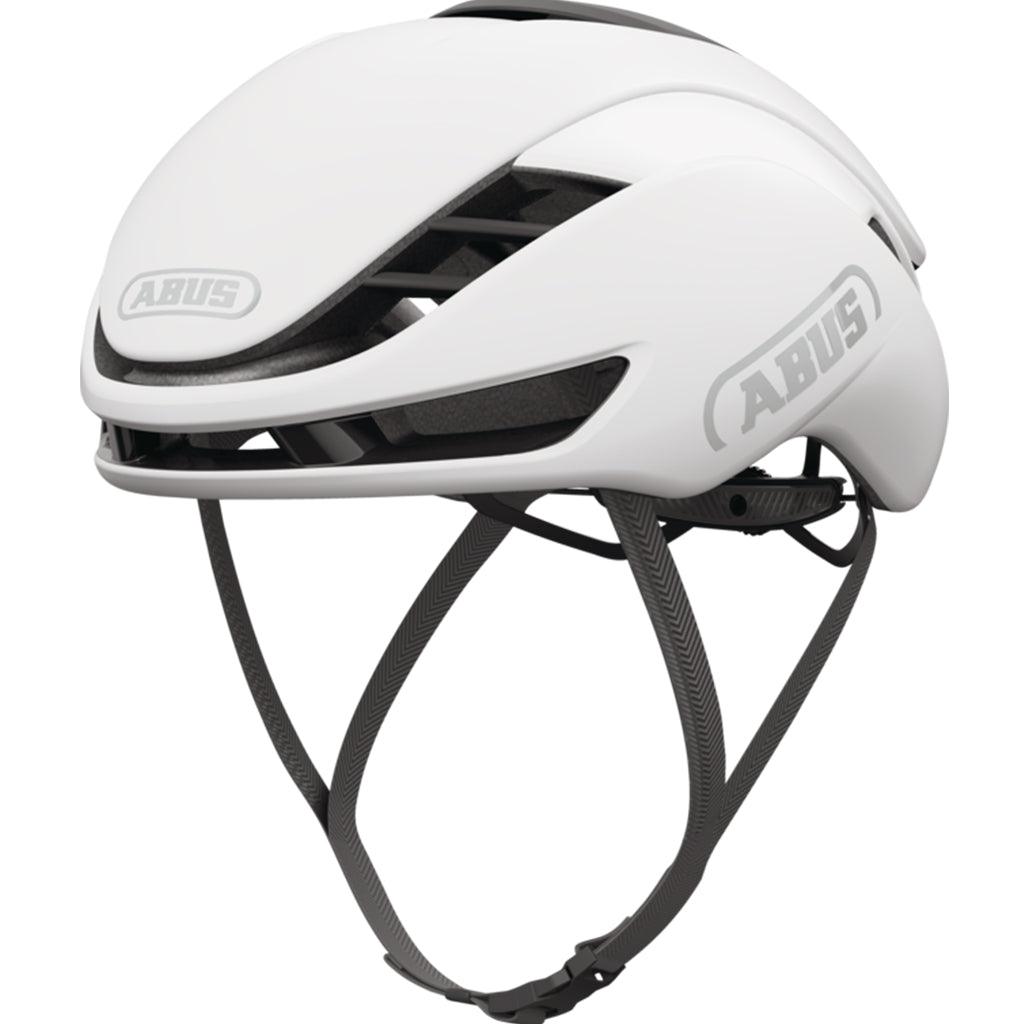 Abus Gamechanger 2.0 Aero Road Cycling Helmet (Polar White) | Cycling Gears Hub