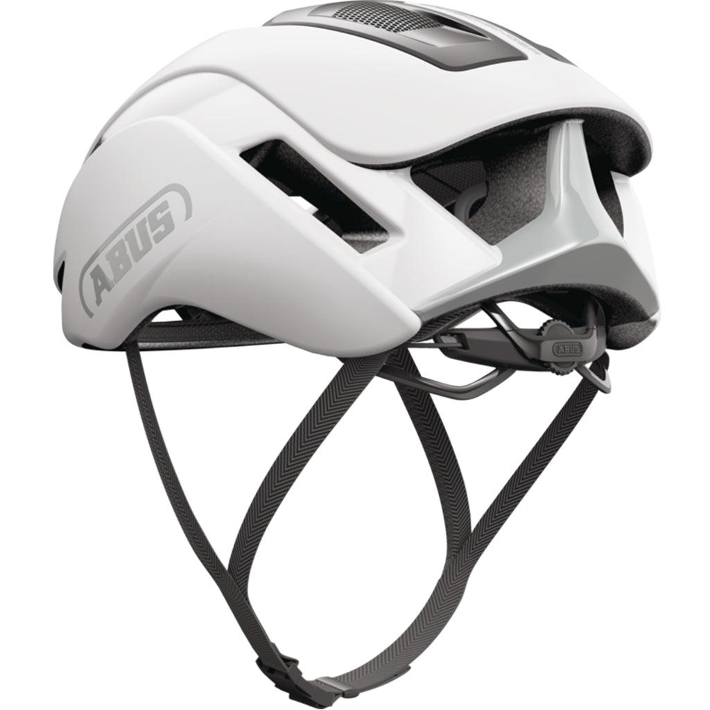 Abus Gamechanger 2.0 Aero Road Cycling Helmet (Polar White) | Cycling Gears Hub